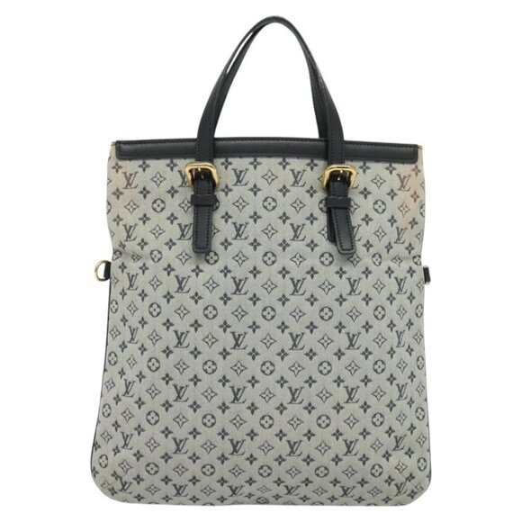 LOUIS VUITTON Monogram Mini Françoise Tote Bag 2way Blue M92208 LV Auth - Picture 5 of 15